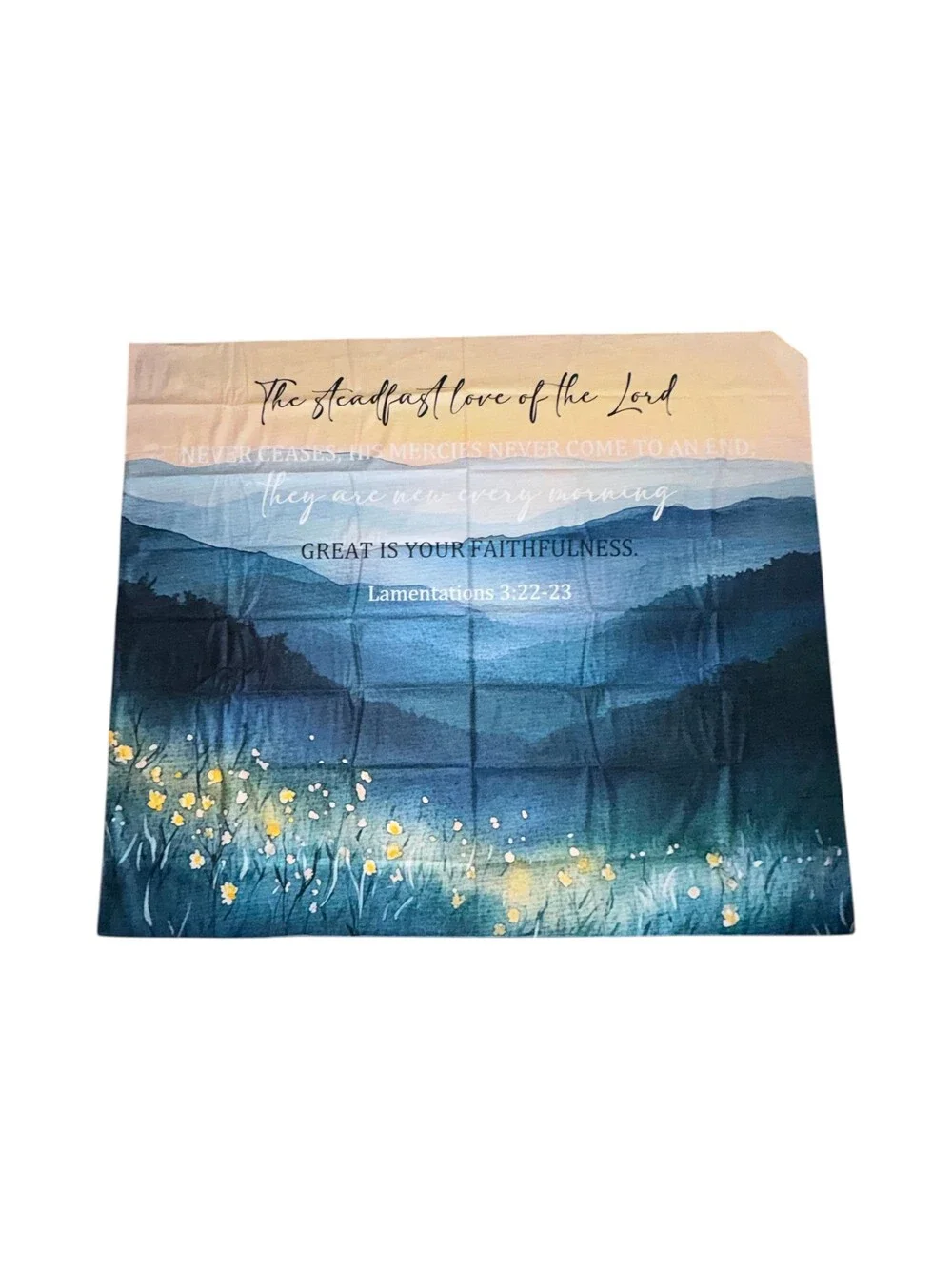 Steadfast Love of the Lord Lamentations 3:22-23 Wall Hanging